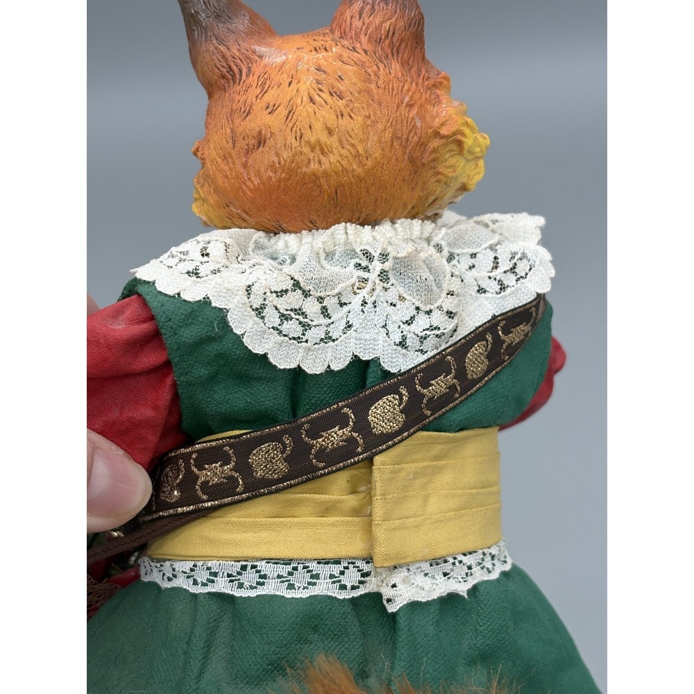 Sir Red Fox Londonshire by Possible Dreams Resin Figurine Papier Mâché VTG 1991 - Picture 16 of 16